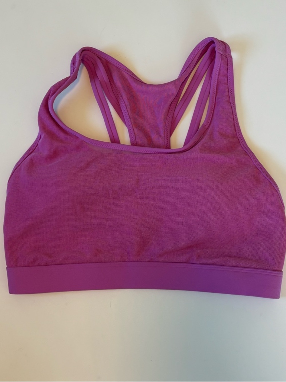Bundle 2/$30! Fabletics Pink Sports Bra Small Strappy Racerback EUC Exercise
